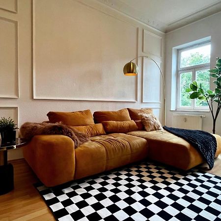 Charmanter Altbau In Schleussig Mit Balkon Leipzig Ngoại thất bức ảnh